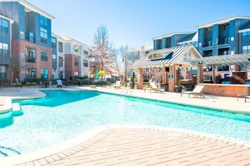 Apartamento Viagem Charlotte Modern Studio Balcony And Gym