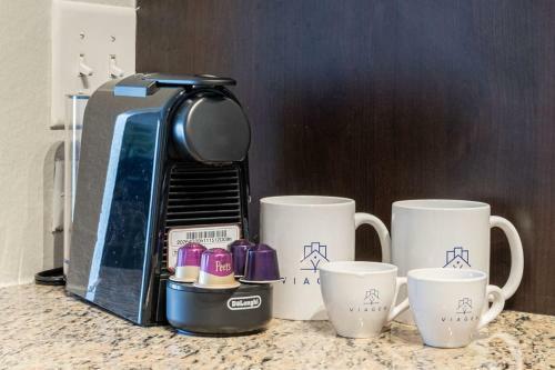 Apartamento Viagem Charlotte Modern Studio Balcony And Gym