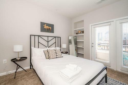 Apartamento Viagem Charlotte Modern Studio Balcony And Gym