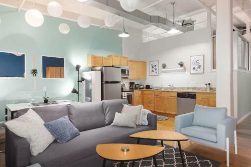 Apartamento 2br Hip Downtown Apt + Apple Tv + Wifi + Gym