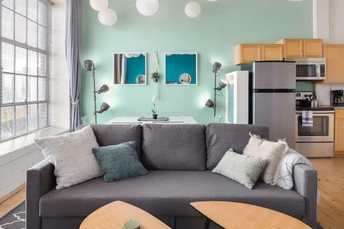 Apartamento 2br Hip Downtown Apt + Apple Tv + Wifi + Gym
