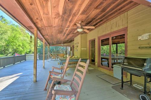 Riverfront Hayesville House With Spacious Deck!
