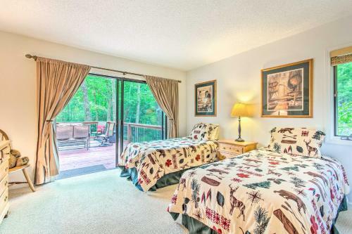 Lake Toxaway Cabin With Fire Pit - 1mi To Marina