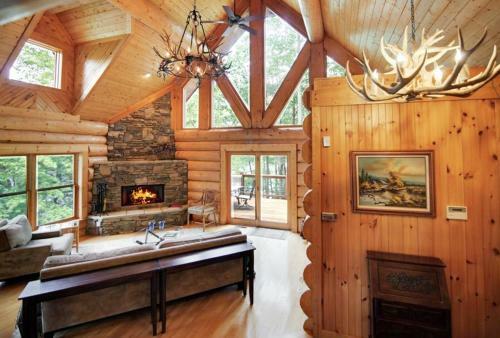 Lake Lure Waterfront At Rumbling Bald With Docks, Views And Use Home