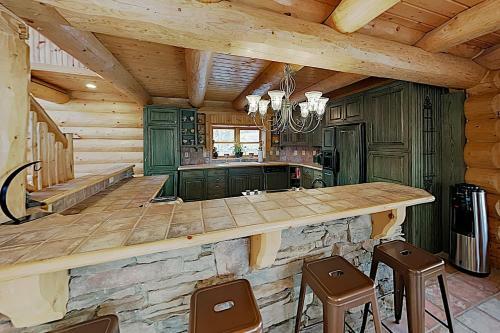 Lake Lure Waterfront At Rumbling Bald With Docks, Views And Use Home