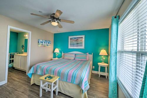 Apartamento Bright Condo With Balcony, 1 Block To Beach!