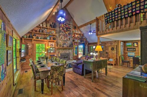 Enchanting Cabin With Mtn Views And Creekside Trail!