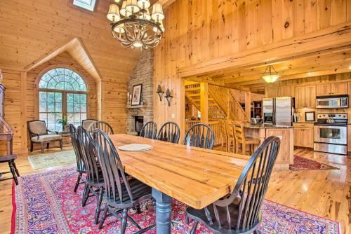 Luxury Cabin With Deck Less Than 5 Miles To Sapphire Valley!