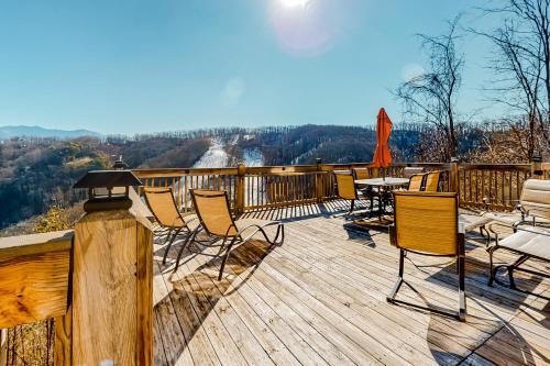 Bears On Skis A Smoky Mountain Lodge