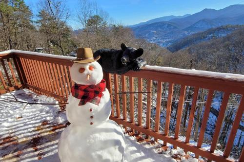 Bear Mountain Retreat - Big Views, Spa, Game Room Home