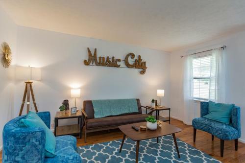 Cozy 2bd Nashville Home Close To Restaurants