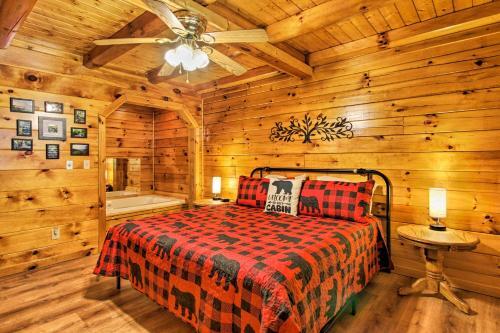 Explore Pigeon Forge Charming Cabin With Hot Tub!