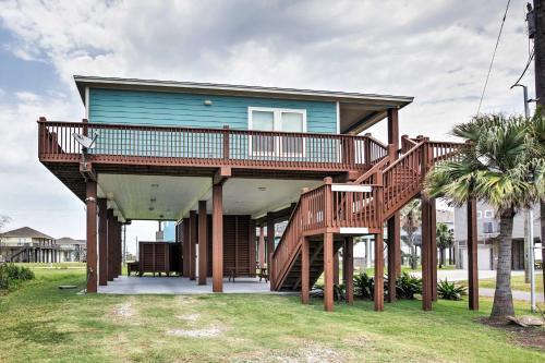 Texas Beach House With Views Ferry To Galveston!