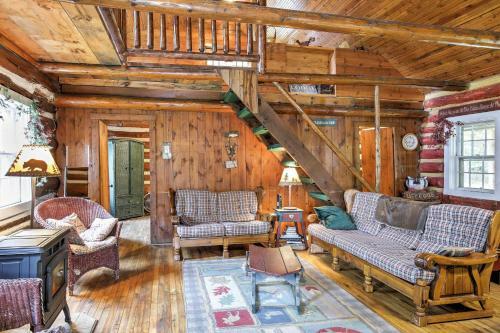 Lakefront Mercer Cabin With 2 Lofts, Fire Pit And Porch
