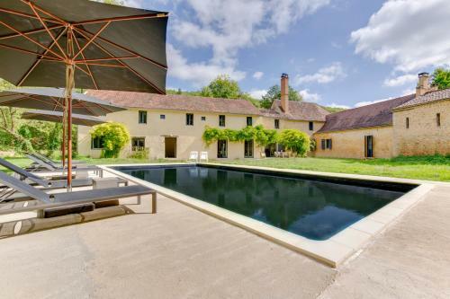Saint-avit-senieur Villa Sleeps 12 Pool Wifi