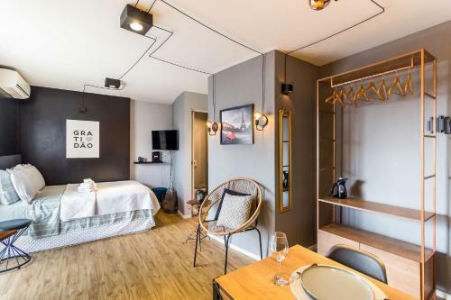 Apartamento Studio Moderno E Com Design Arrojado, Pr�x A Avenida Paulista