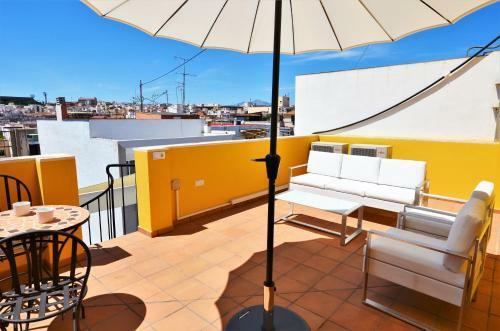Rooftop Apartment With Three Terraces