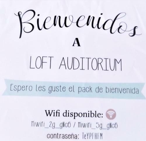 Apartamento Loft Auditorium