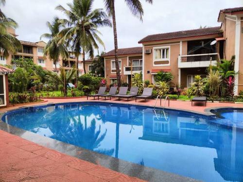 2bhk Luxury Apartment, Candolim With Pool Cd01