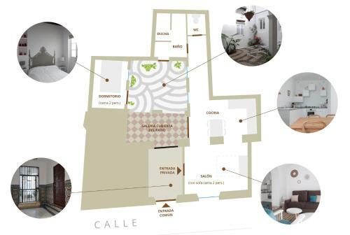 Apartamento Casa Patio En El Centro de C�rdoba