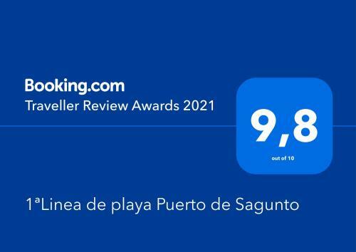 Apartamento 1�linea de Playa Puerto de Sagunto