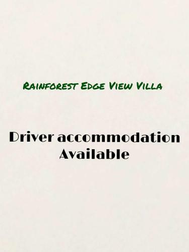 Rainforest Edge View Villa