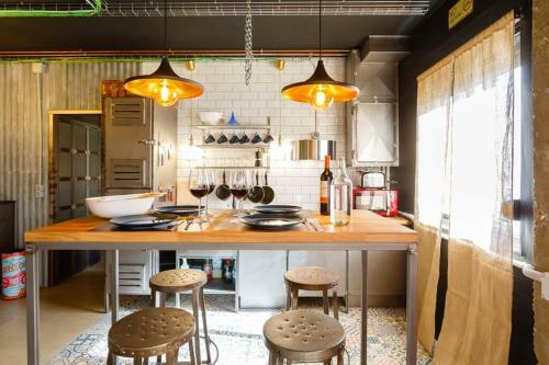 Apartamento Semiloft Romantico E Industrial