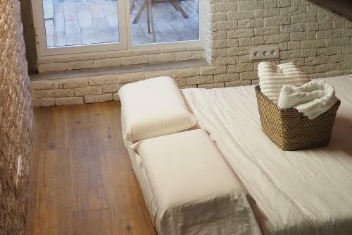 Tiny And Cute Apartment In The Roof Touching Border