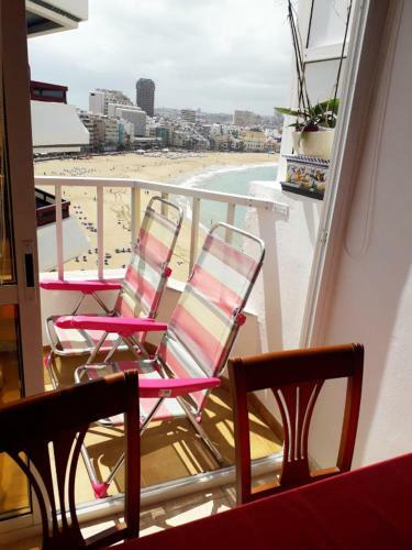 Apartamento 1st Line Attic Las Canteras Beach - Private Terrace