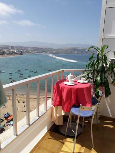 Apartamento 1st Line Attic Las Canteras Beach - Private Terrace