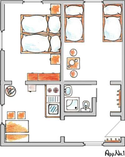 Apartamento Gasthof & Appartementhaus Meyer