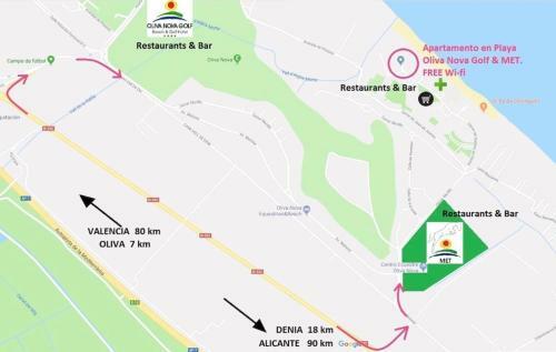 Apartamento Casa En Playa Oliva Y Met