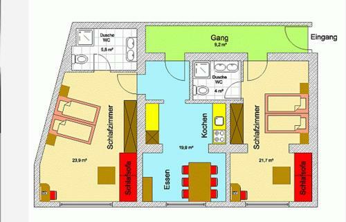 Apartamento Haus Feriengl�ck