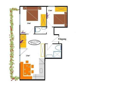 Apartamento Haus Wildebene