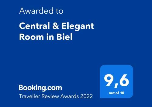 Central & Elegant Room In Biel