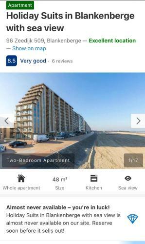 Apartamento Appartment Blankenberge With Front Sea View