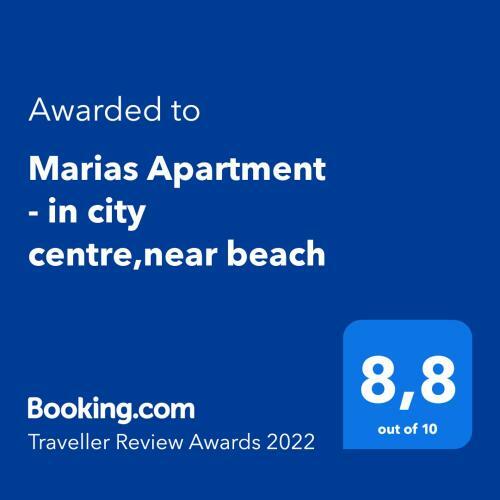 Marias Apartment - In City Centre,near Beach