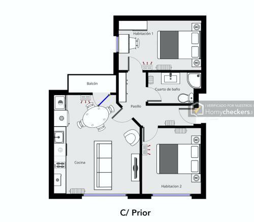 Apartamento Homyat Prior Isidros, Plaza Mayor