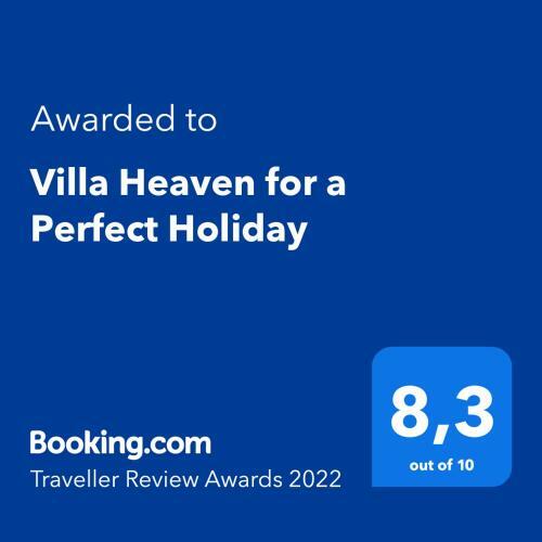 Villa Heaven For A Perfect Holiday