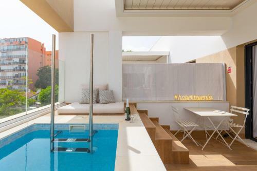 Terraza Del Mar: Apartamento Con Terraza Y Piscina
