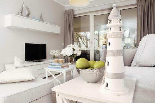Bia?y Apartament Z Tarasem W Playa Baltis