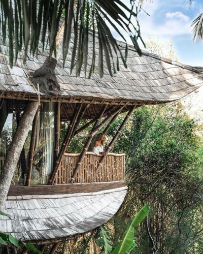 Villa Ananda House 3bds Eco Bamboo House Pool River View