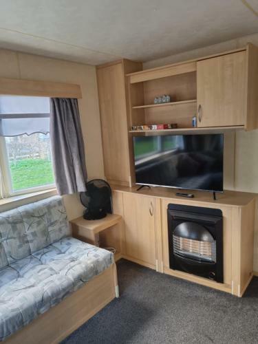 Caravan On Tymawr Holiday Park, Northwales