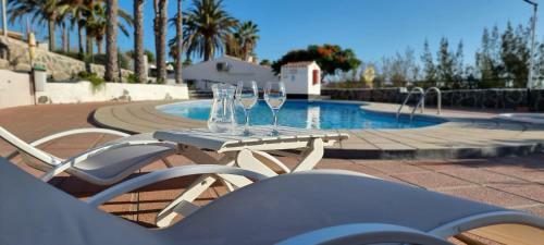 Arguineguin, Two Bedrooms Bungalow, Pool & Wifi