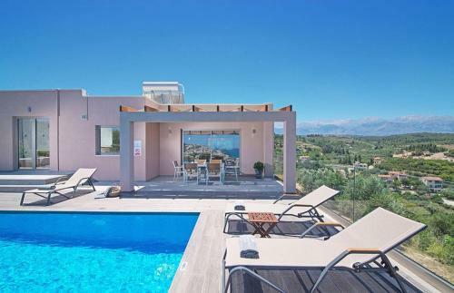 Villa Asteriskos & Vereniki Sea View From Mountains