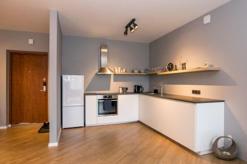 Spacious And Sunny Apartment In Birstonas Center