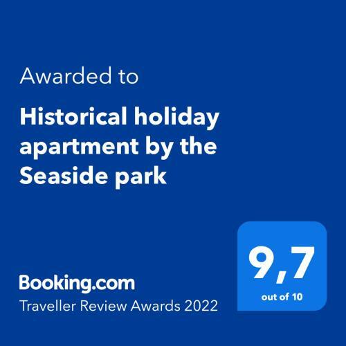Historical Holiday Apartment By The Seaside Park