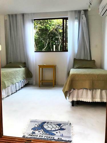 Casa Com Piscina E Churrasq Na Praia Do Forte Ba