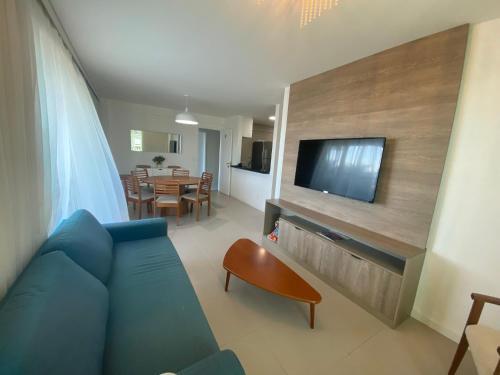 Apartamento Vista Mar A 3 Minutos Do Beach Park Com 3 Quartos