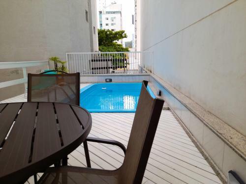 Apartamento Com Terra�o E Piscina Privada A 150 Metros Da Roda Gigante